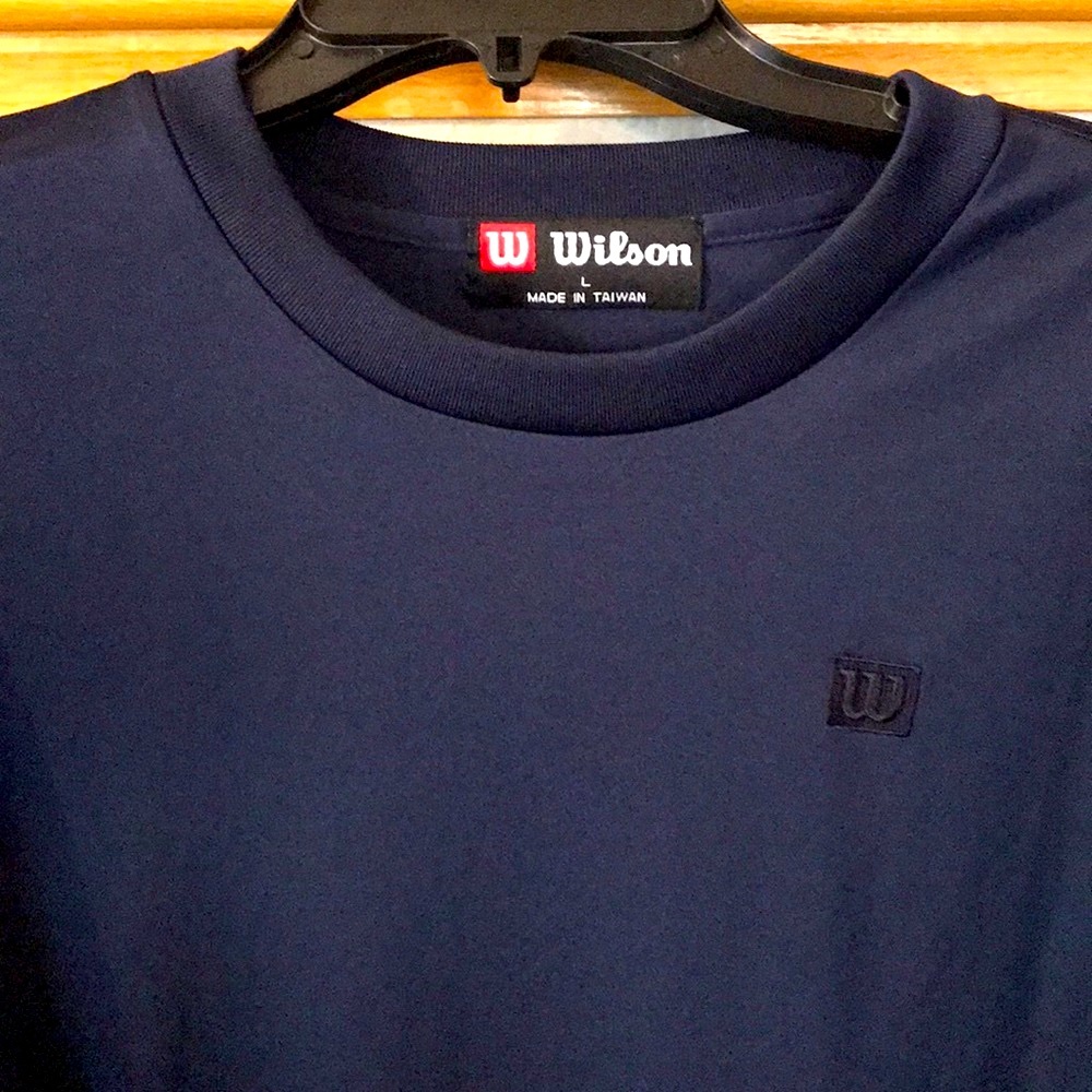 Wilson Long-Sleeved Blue Shirt Men’s Large